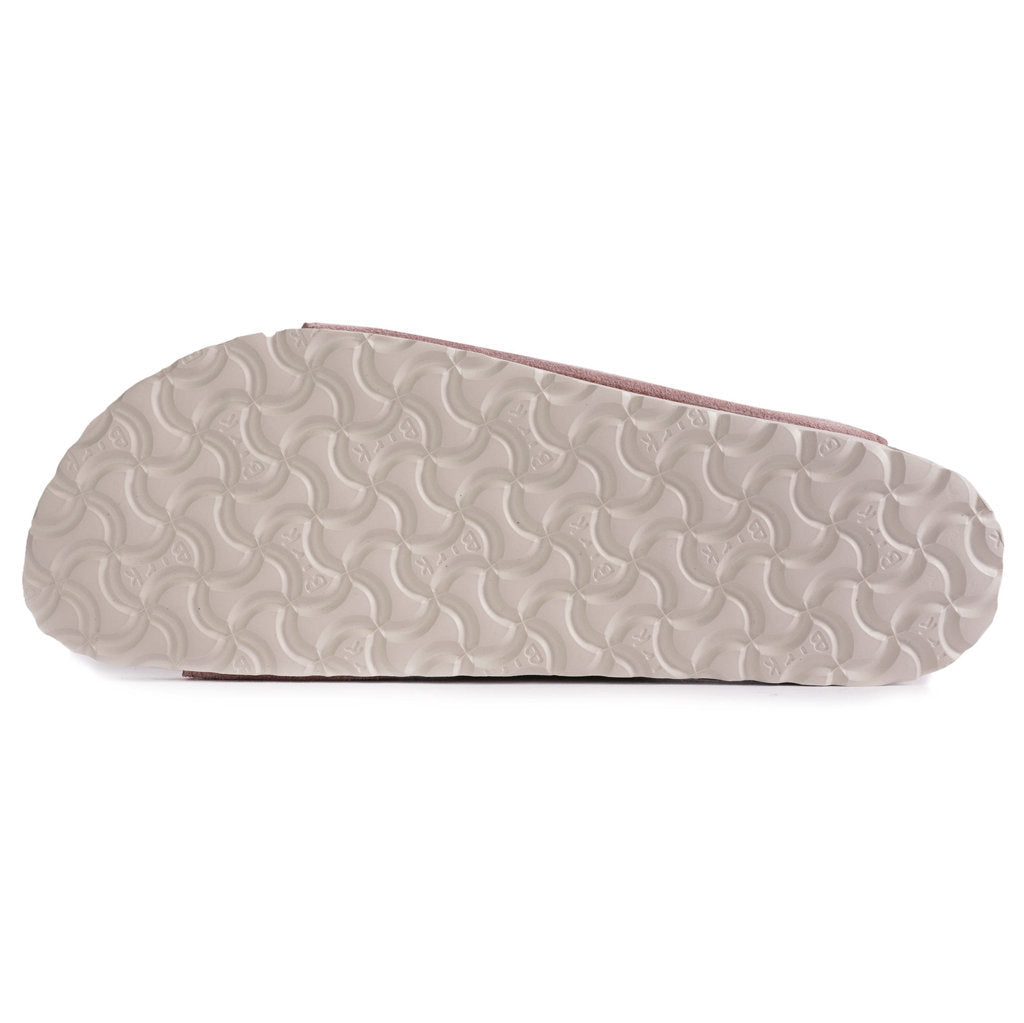 Birkenstock Arizona Shearling Suede Unisex Sandals#color_pink clay