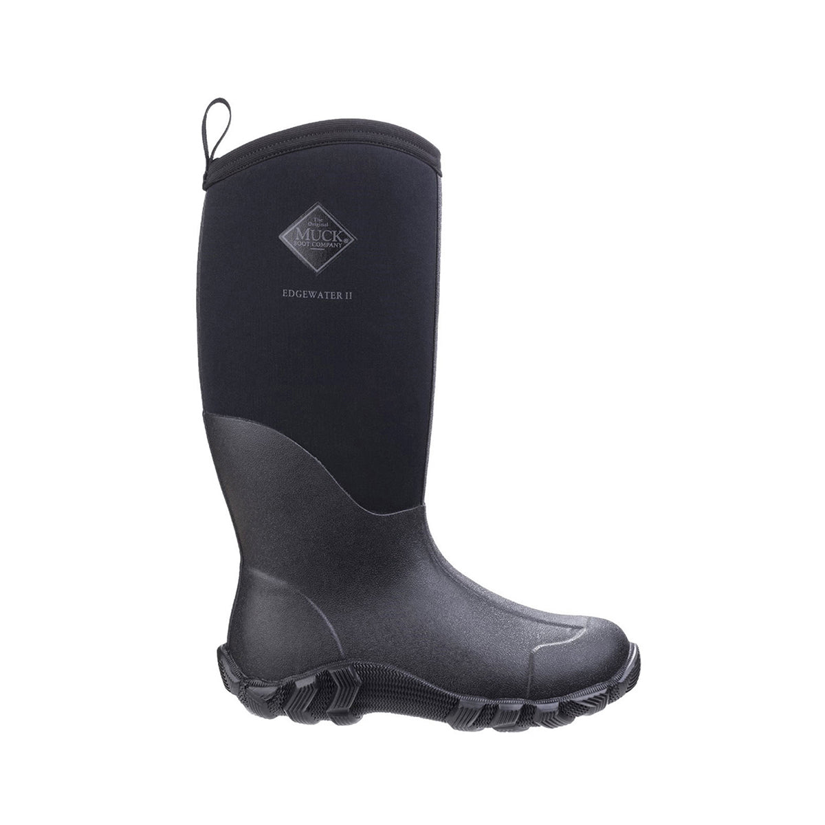 Muck Boot Edgewater II Rubber Synthetic Unisex Boots#color_black black