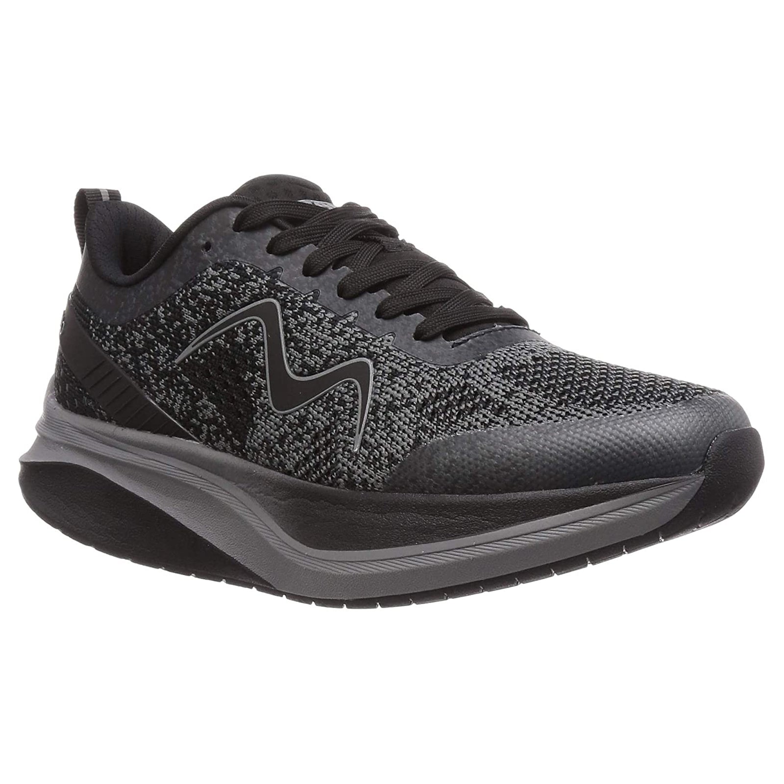 MBT Huracan 3000 Textile Synthetic Womens Trainers#color_black castlerock