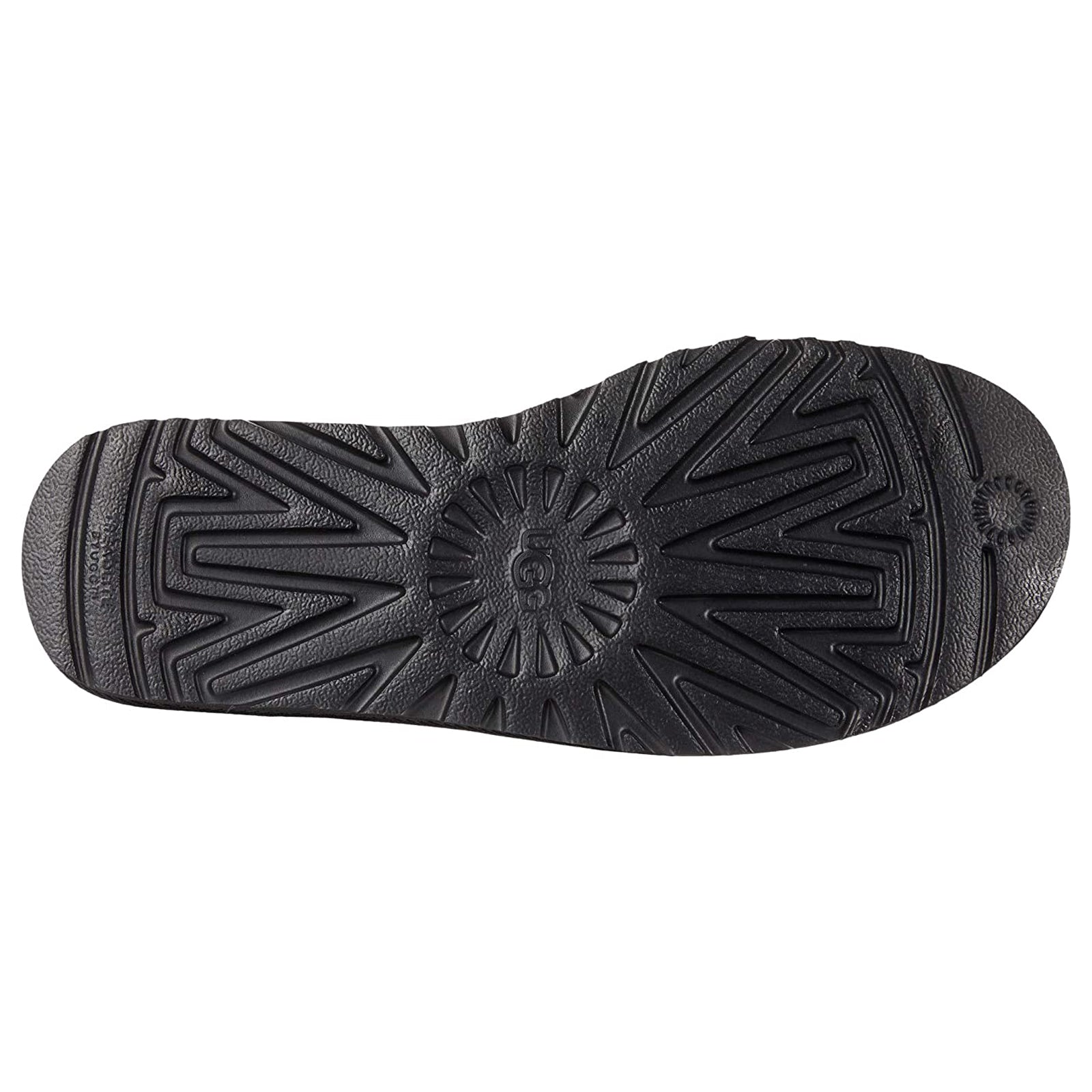 Ugg Classic Ultra Mini 1116109 Suede Womens Boots - Black - 38#color_black