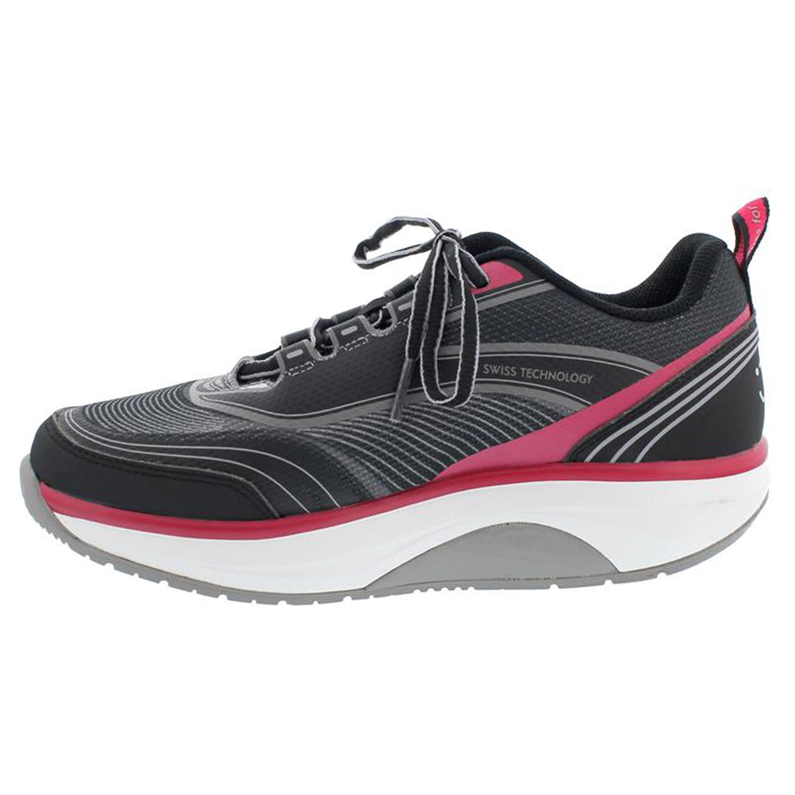 Joya ID Zoom II Textile Synthetic Womens Shoes#color_black pink