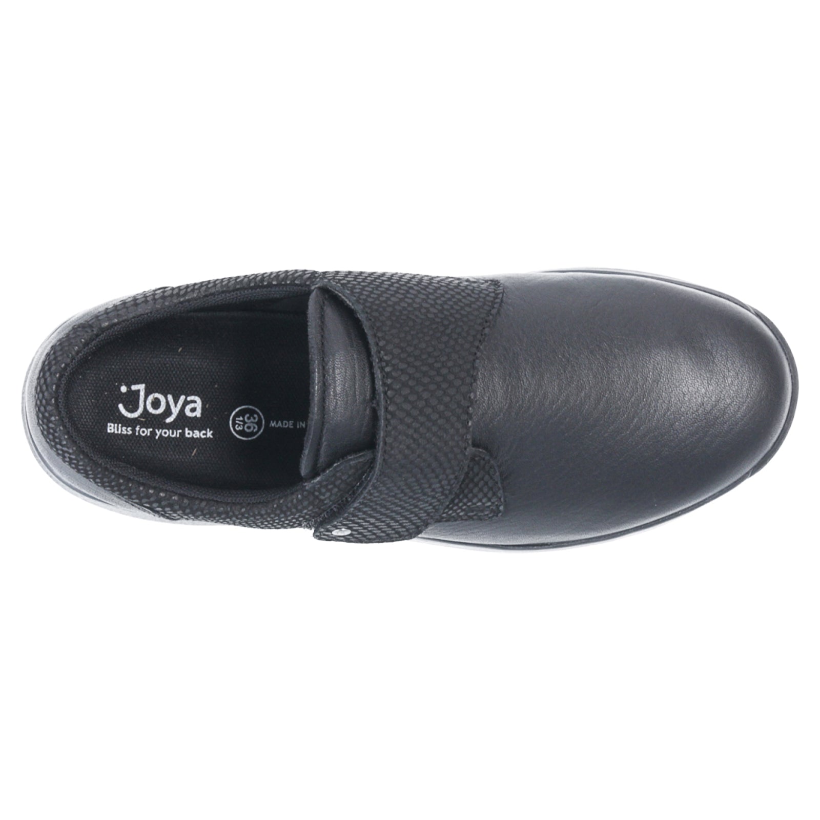Joya Relax II Leather Textile Womens Shoes#color_black