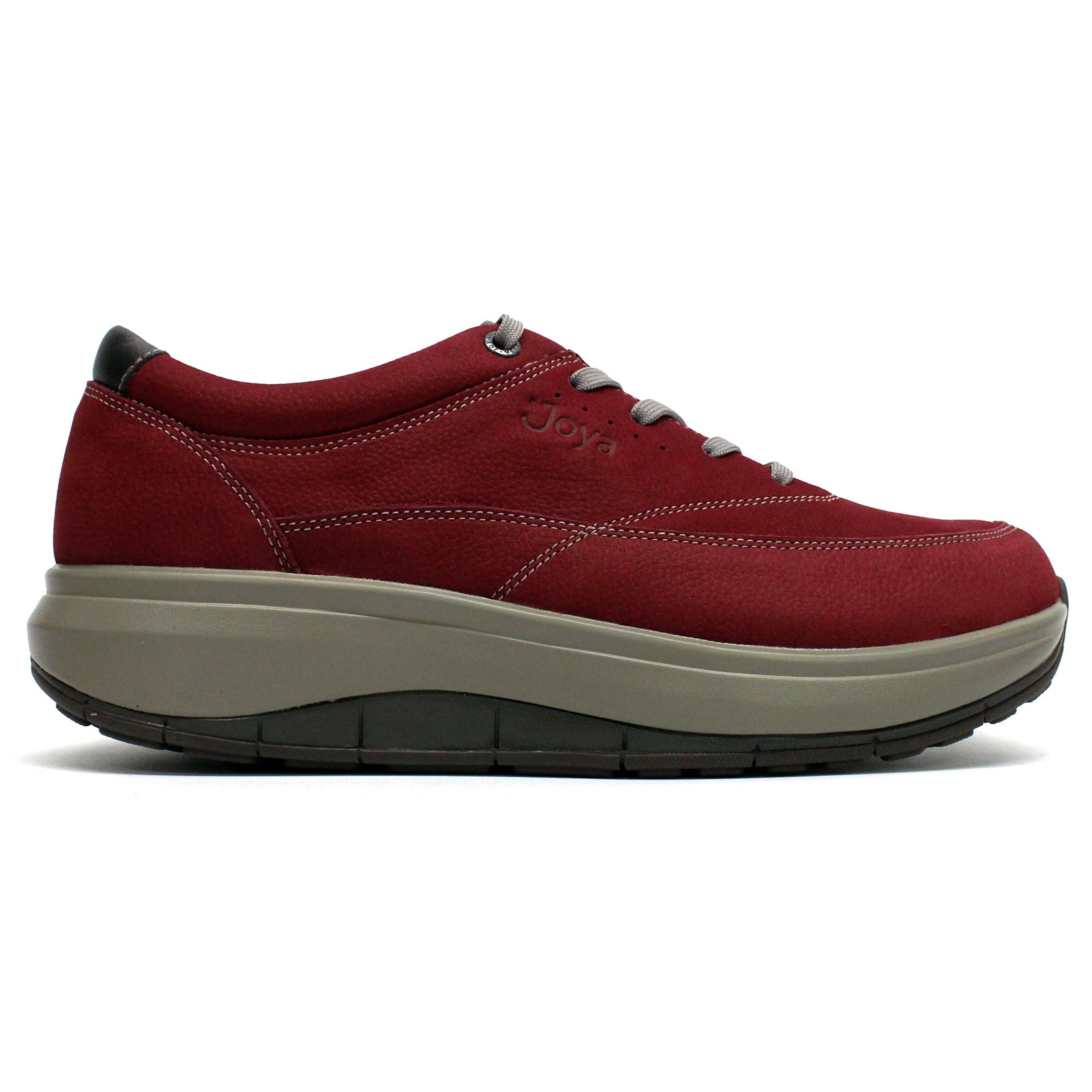 Joya  Venice Leather Textile Womens Shoes#color_red
