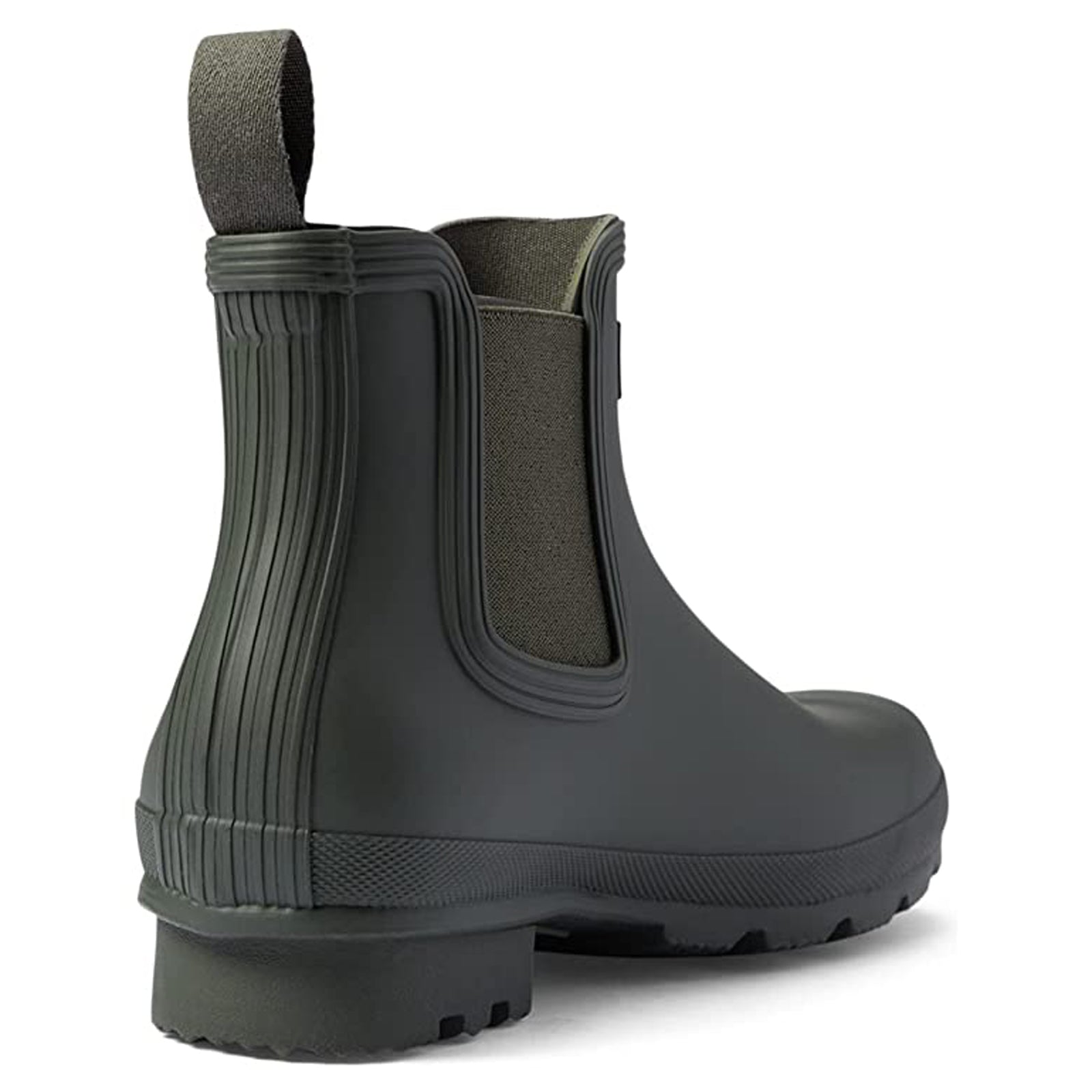 Hunter Original Chelsea MFS9116RMA Rubber Mens Boots#color_dark olive