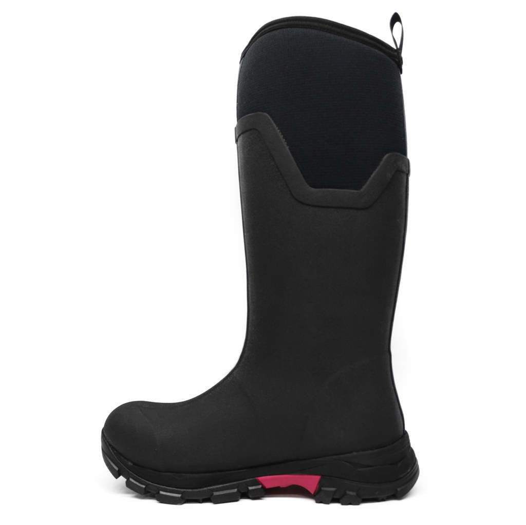 Muck Arctic Ice AGAT Tall Synthetic Textile Womens Boots#color_black hot pink