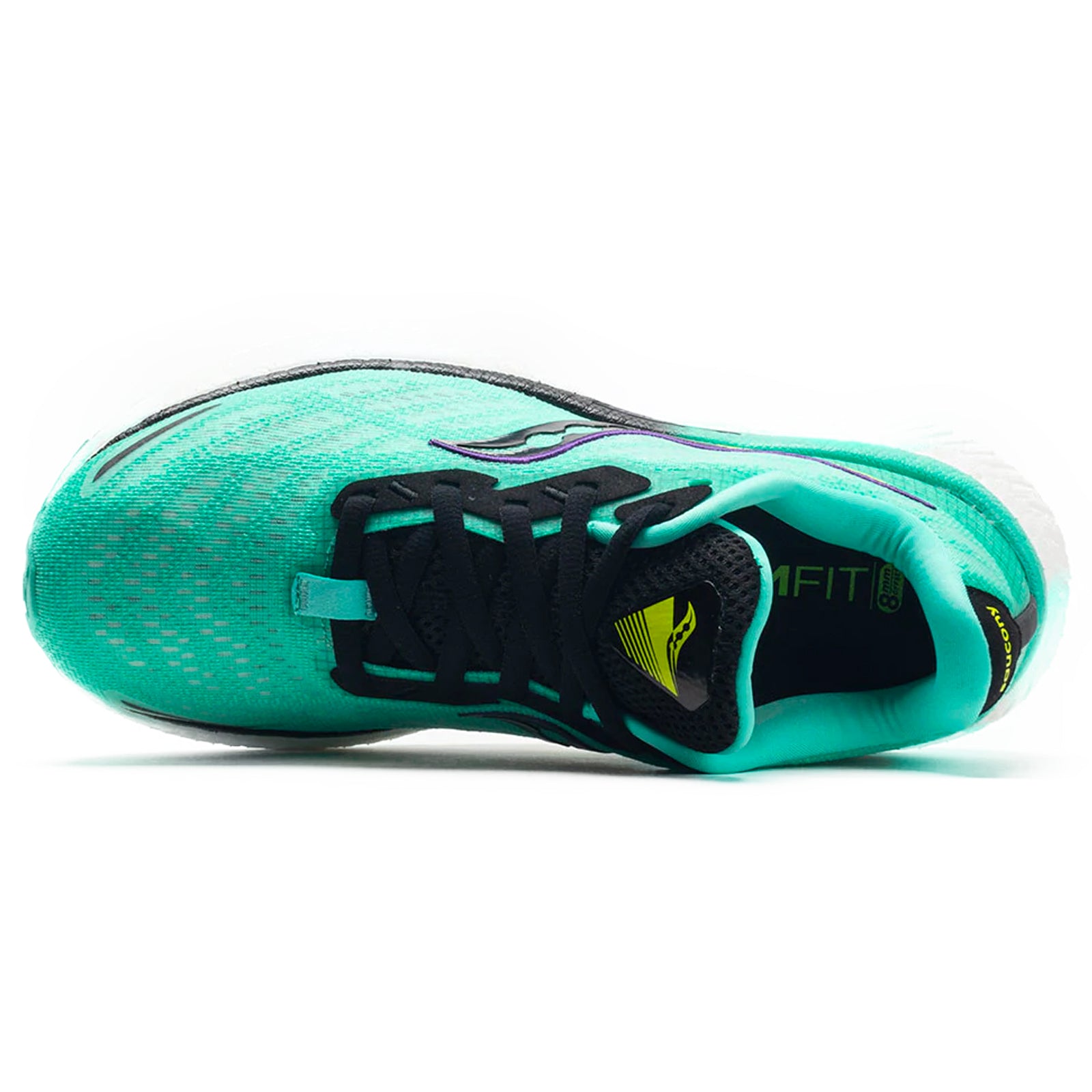 Saucony Triumph 19 Textile Synthetic Womens Trainers#color_cool mint acid