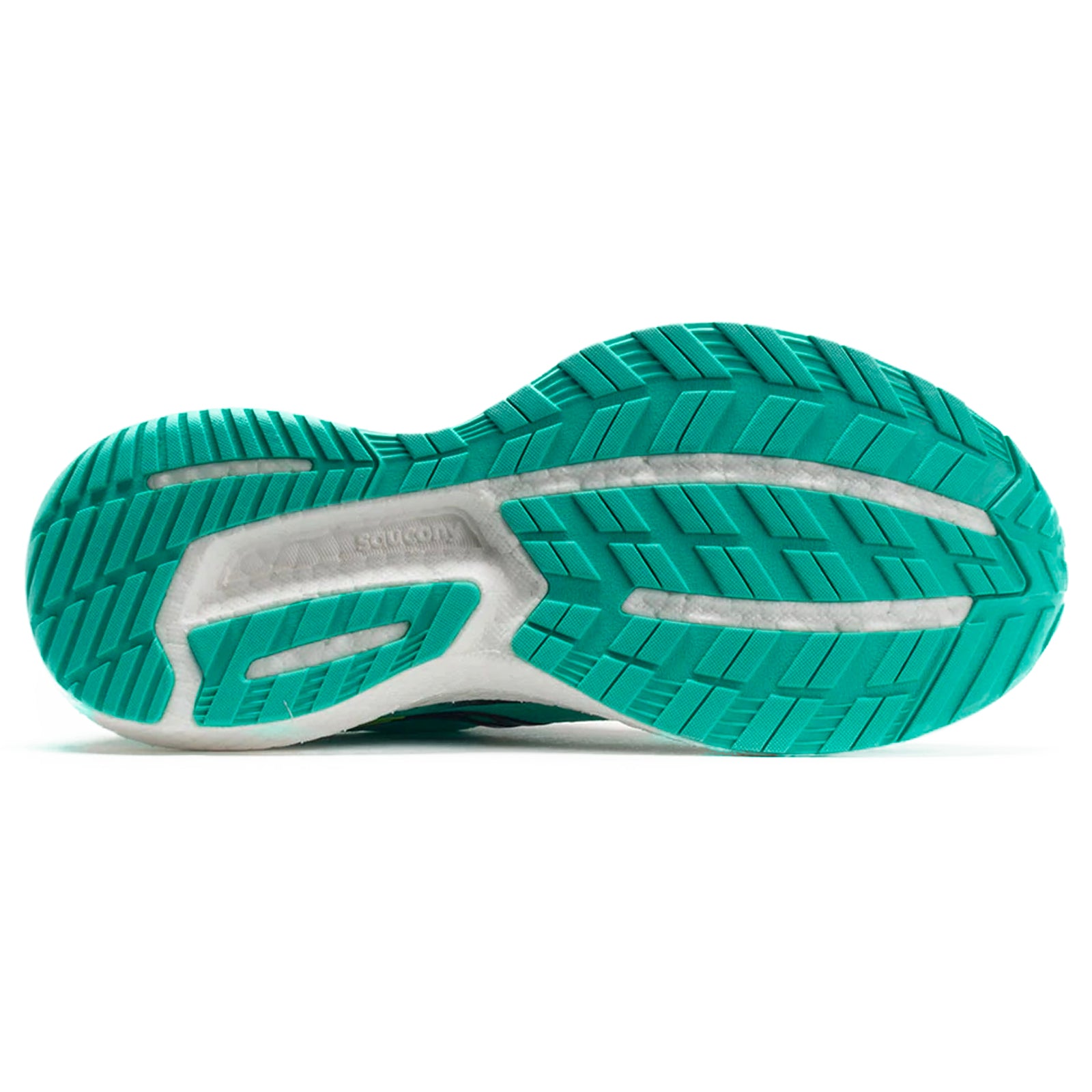 Saucony Triumph 19 Textile Synthetic Womens Trainers#color_cool mint acid