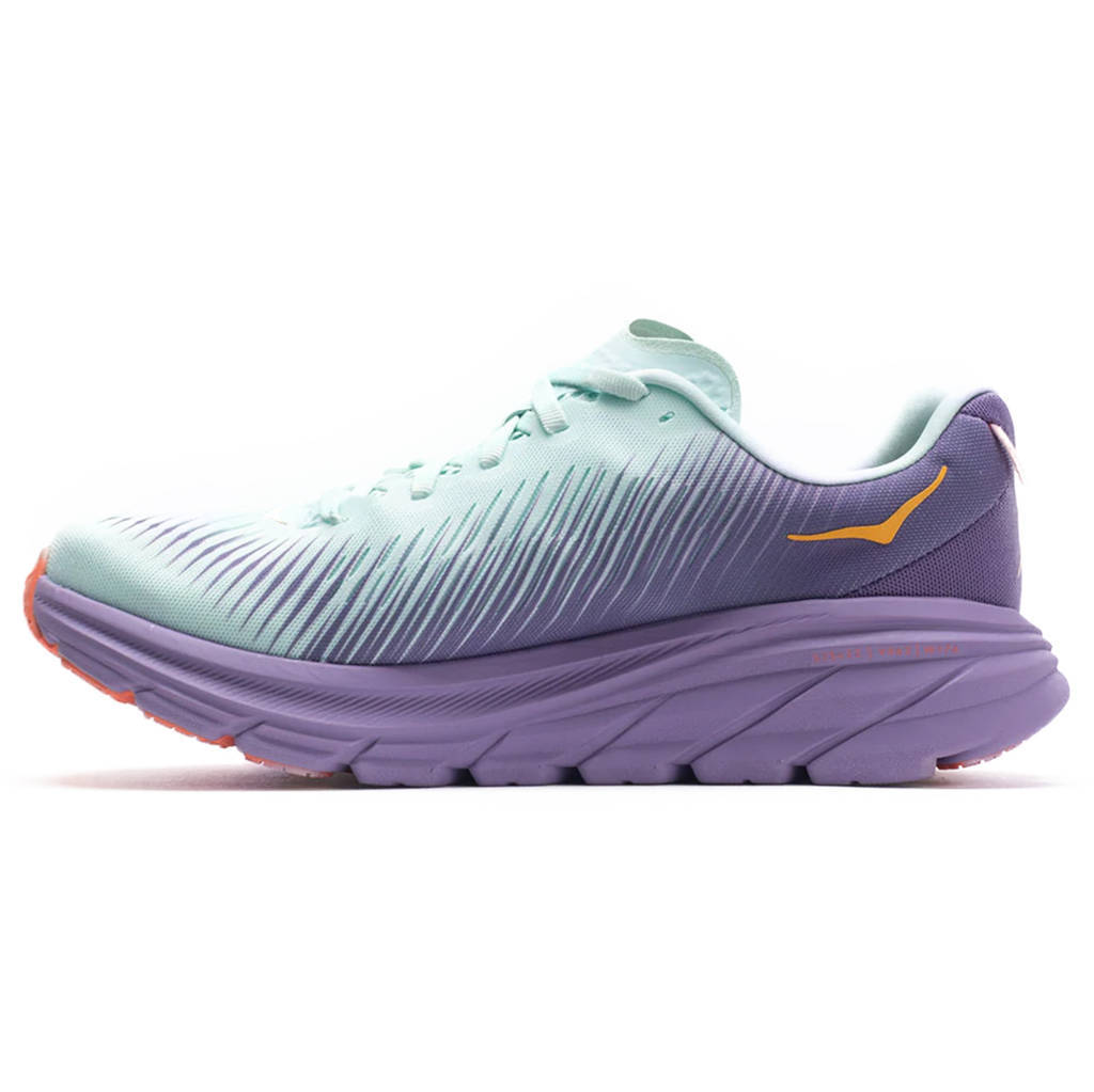 Hoka One One Rincon 3 Synthetic Textile Womens Trainers#color_blue glass chalk violet