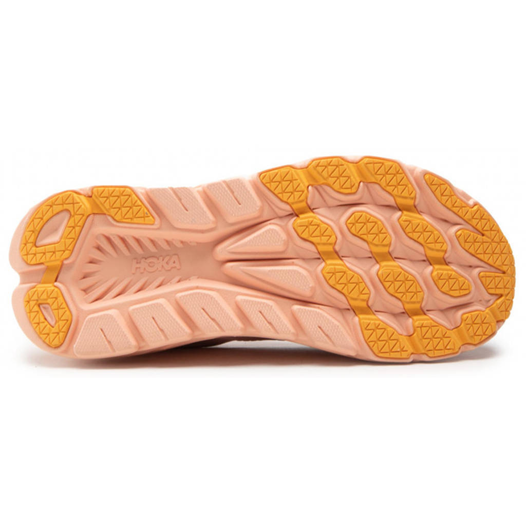 Hoka One One Rincon 3 Synthetic Textile Womens Trainers#color_shell coral peach parfait