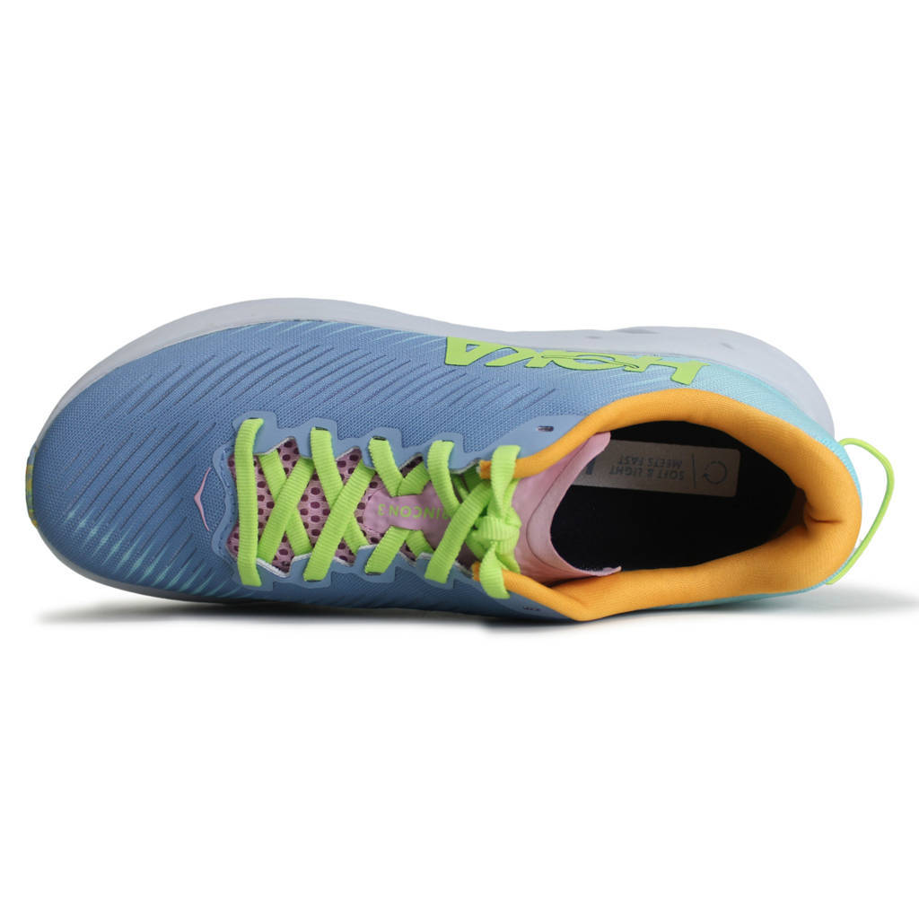 Hoka One One Rincon 3 Synthetic Textile Womens Trainers#color_dusk cloudless