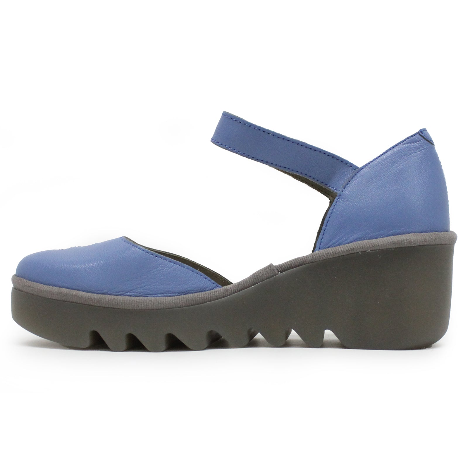 Fly London BISO305FLY Mousse Leather Womens Sandals#color_blue
