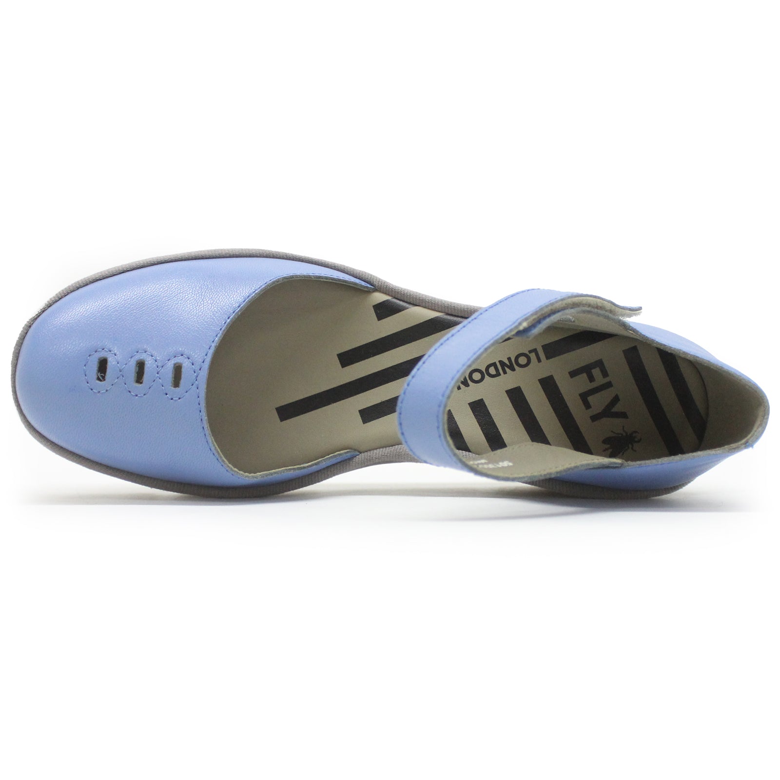 Fly London BISO305FLY Mousse Leather Womens Sandals#color_blue