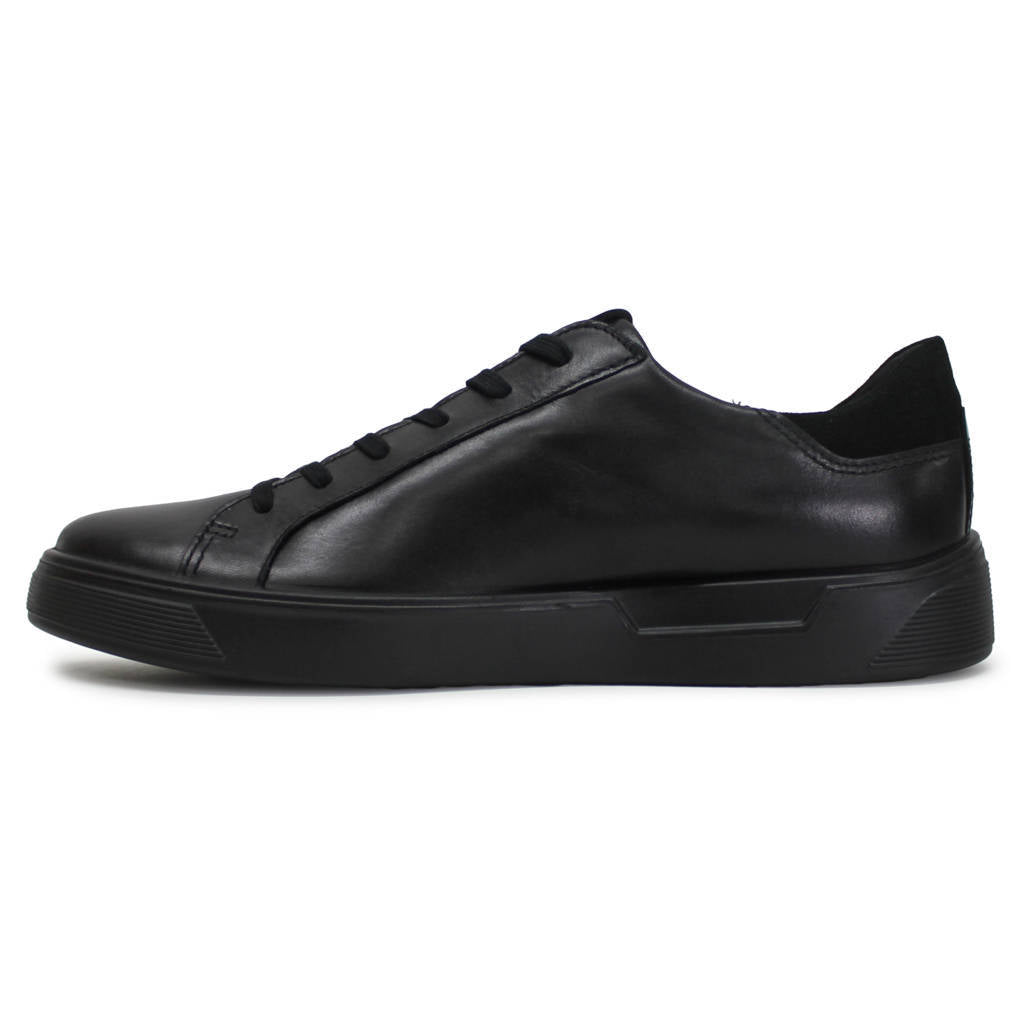 Ecco Street Tray 504574 Leather Mens Shoes#color_black