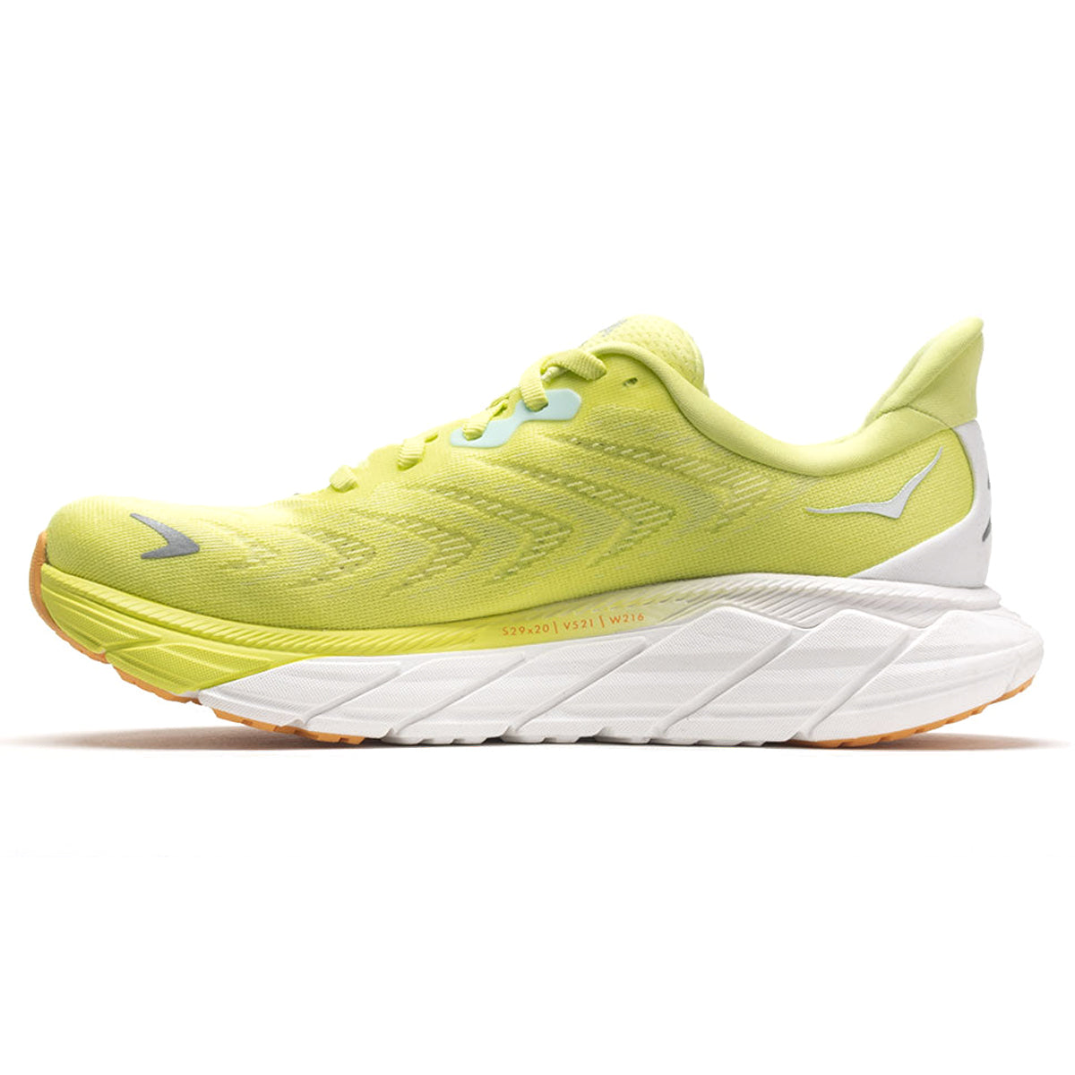 Hoka Arahi 6 Textile Womens Trainers#color_citrus glow white