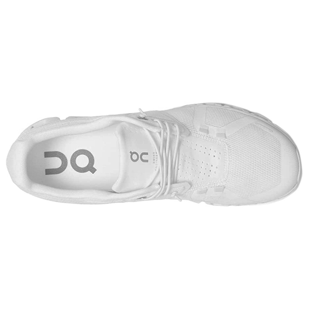 On Cloud 5 Textile Synthetic Mens Trainers#color_all white