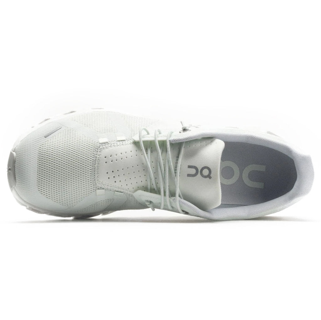 On Cloud 5 Textile Synthetic Mens Trainers#color_ice white