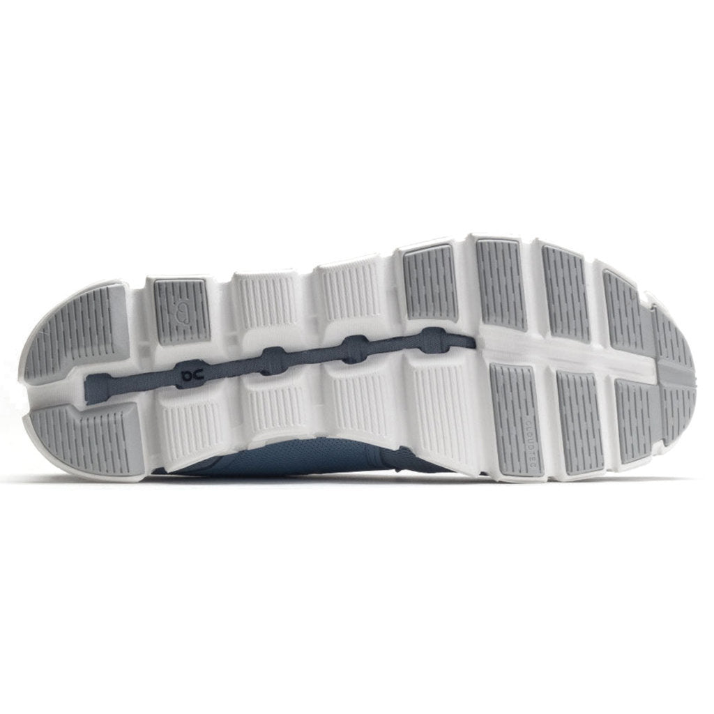 On Cloud 5 Textile Synthetic Mens Trainers#color_chambray white