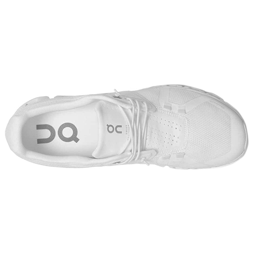 On Cloud 5 Textile Synthetic Womens Trainers#color_all white