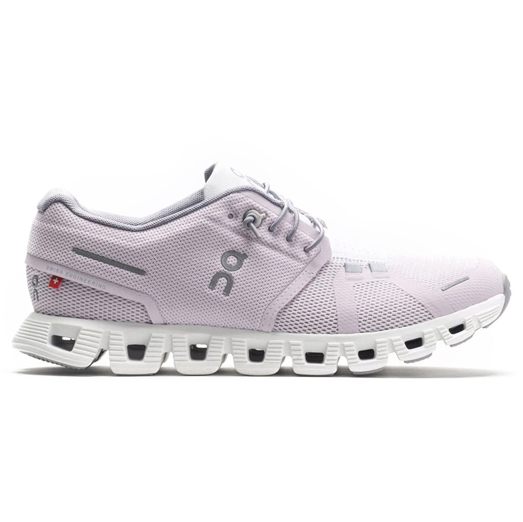 On Cloud 5 Textile Synthetic Womens Trainers#color_lily frost