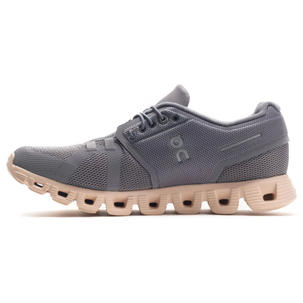 On Cloud 5 Textile Synthetic Womens Trainers#color_zinc shell
