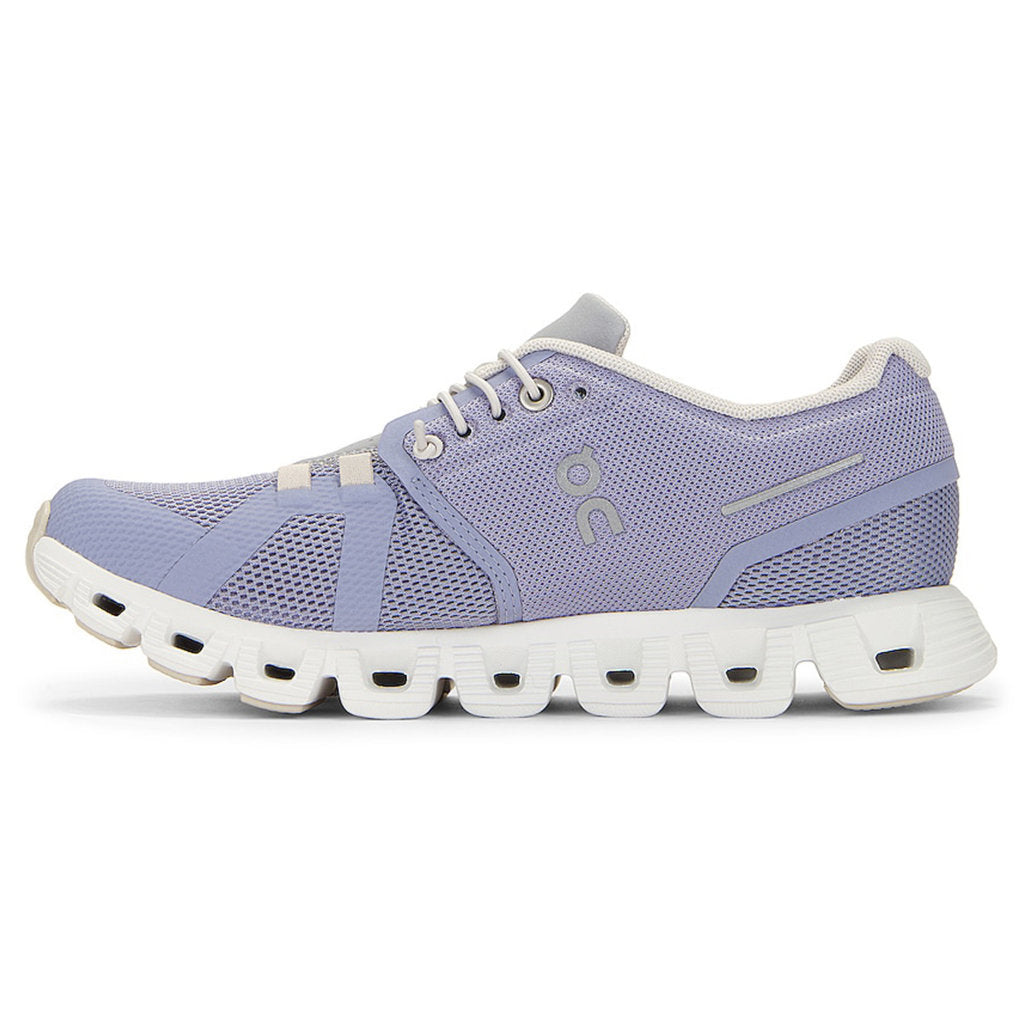 On Cloud 5 Textile Synthetic Womens Trainers#color_nimbus alloy