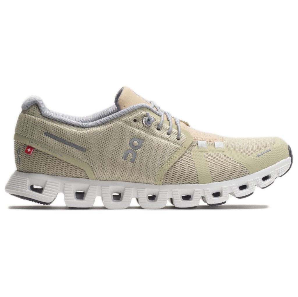 On Cloud 5 Textile Synthetic Womens Trainers#color_haze sand