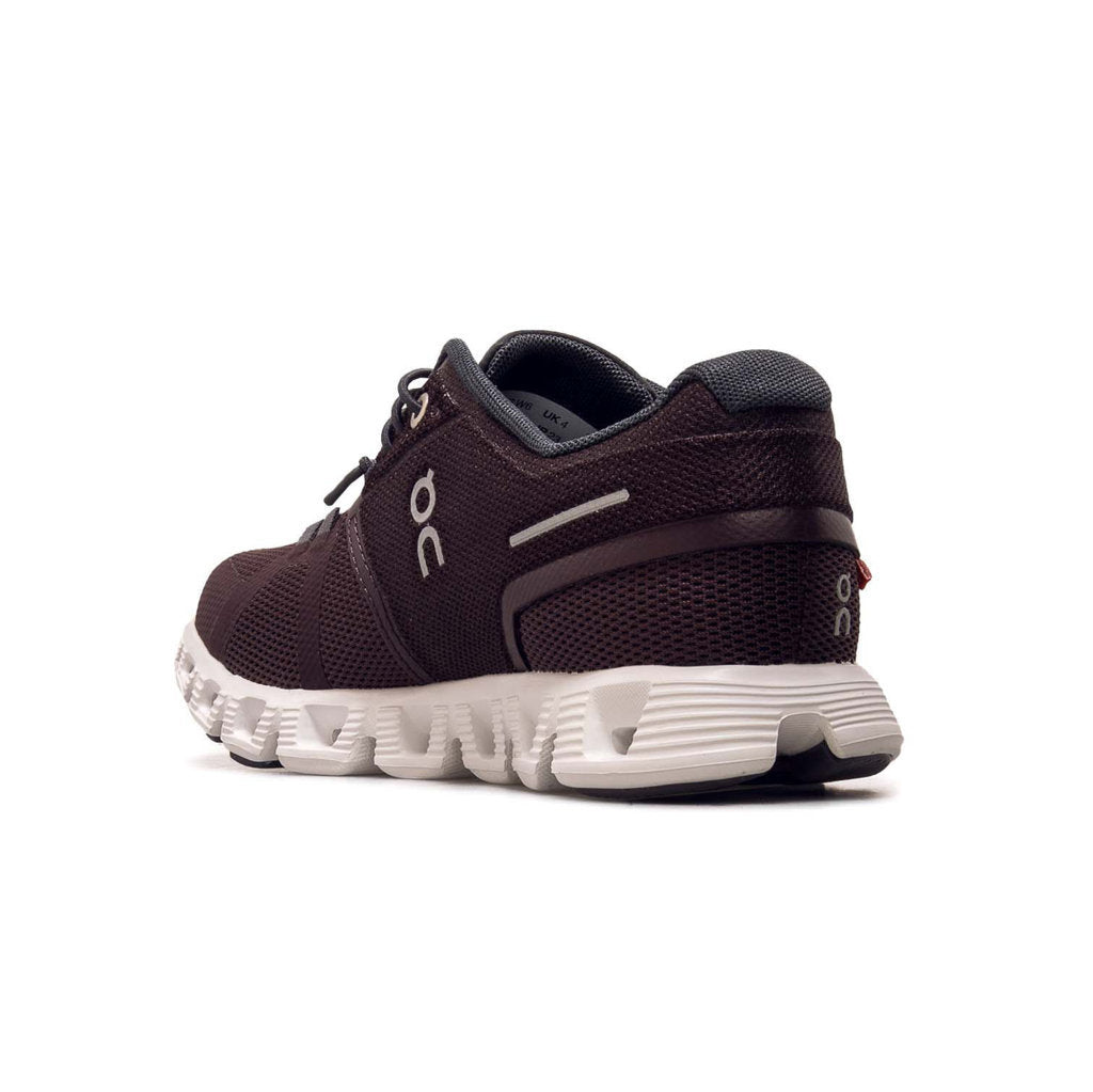 On Cloud 5 Textile Synthetic Womens Trainers#color_mulberry eclipse