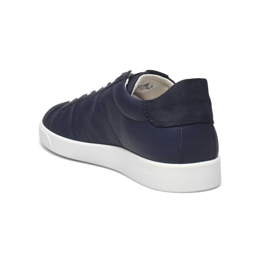 Ecco Street Lite Leather Mens Shoes#color_marine navy