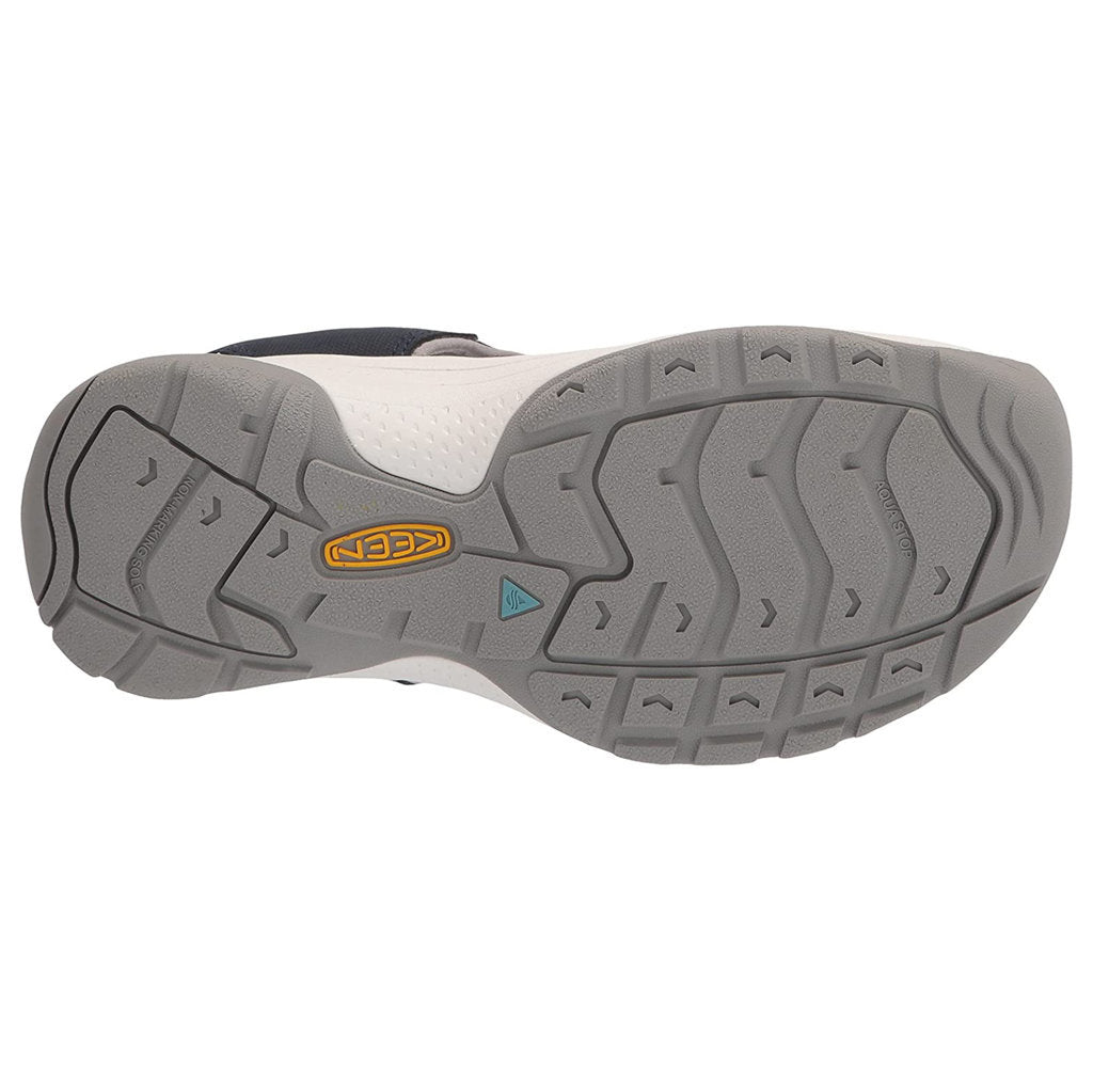 Keen Astoria West Textile Synthetic Womens Sandals#color_navy beveled glass