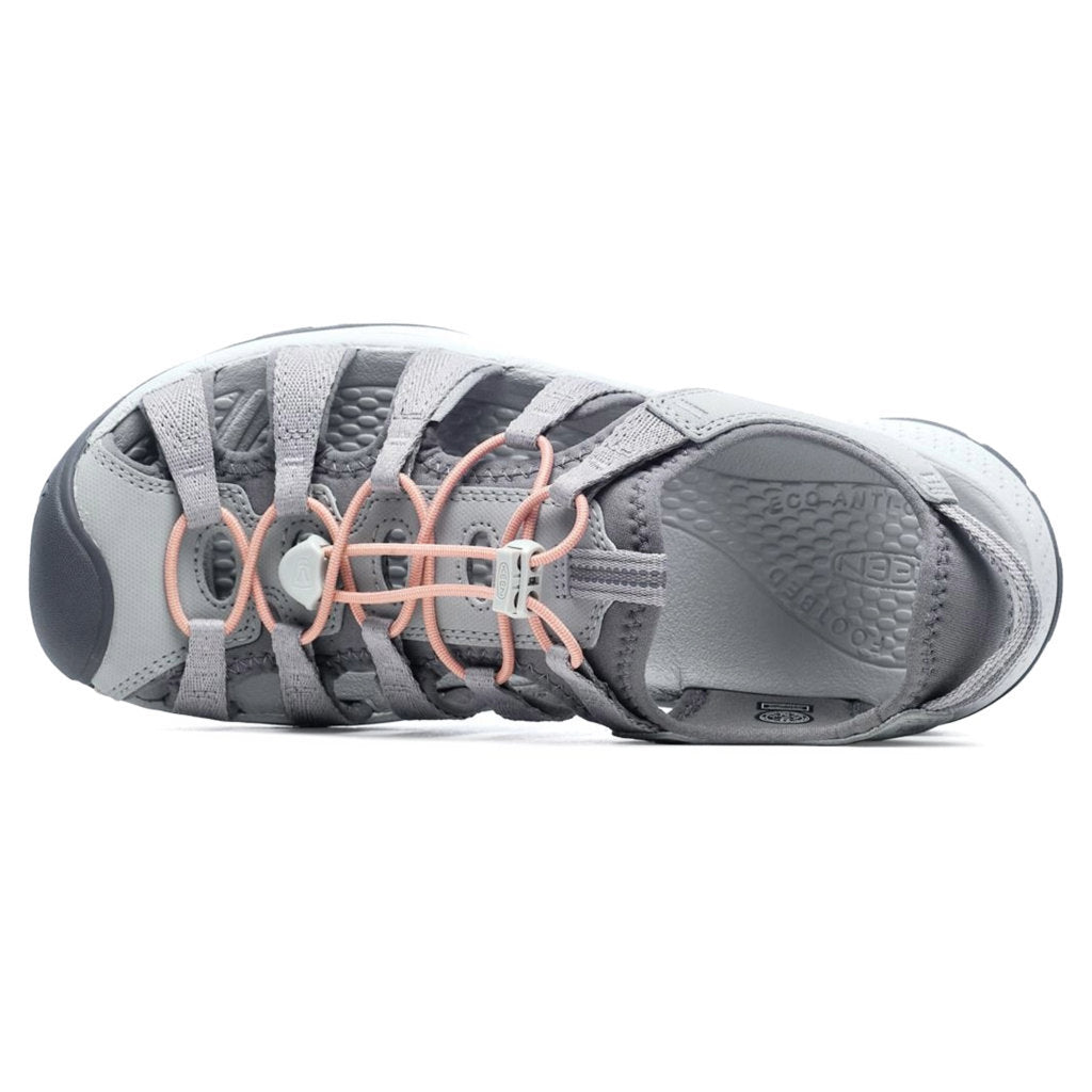 Keen Astoria West Textile Synthetic Womens Sandals#color_grey coral