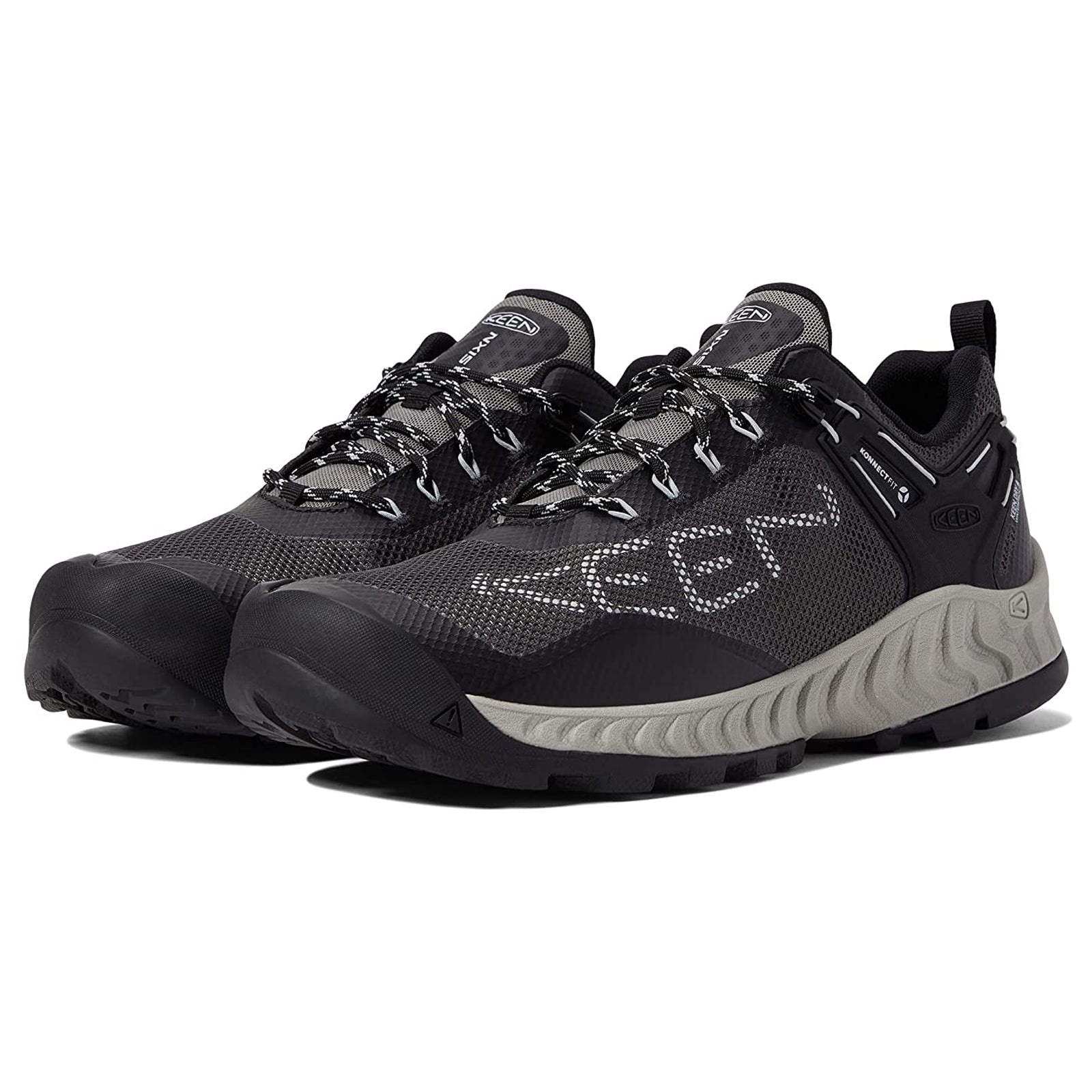 Keen Nxis Evo WP Synthetic Textile Mens Shoes#color_magnet vapor