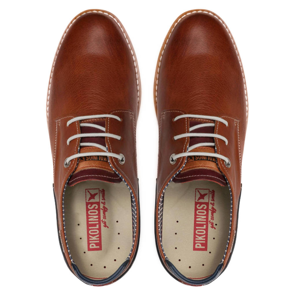 Pikolinos Jucar M4E-4104 Leather Mens Shoes#color_brandy