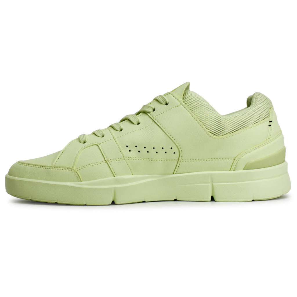 On The Roger Clubhouse Synthetic Leather Mens Trainers#color_hay