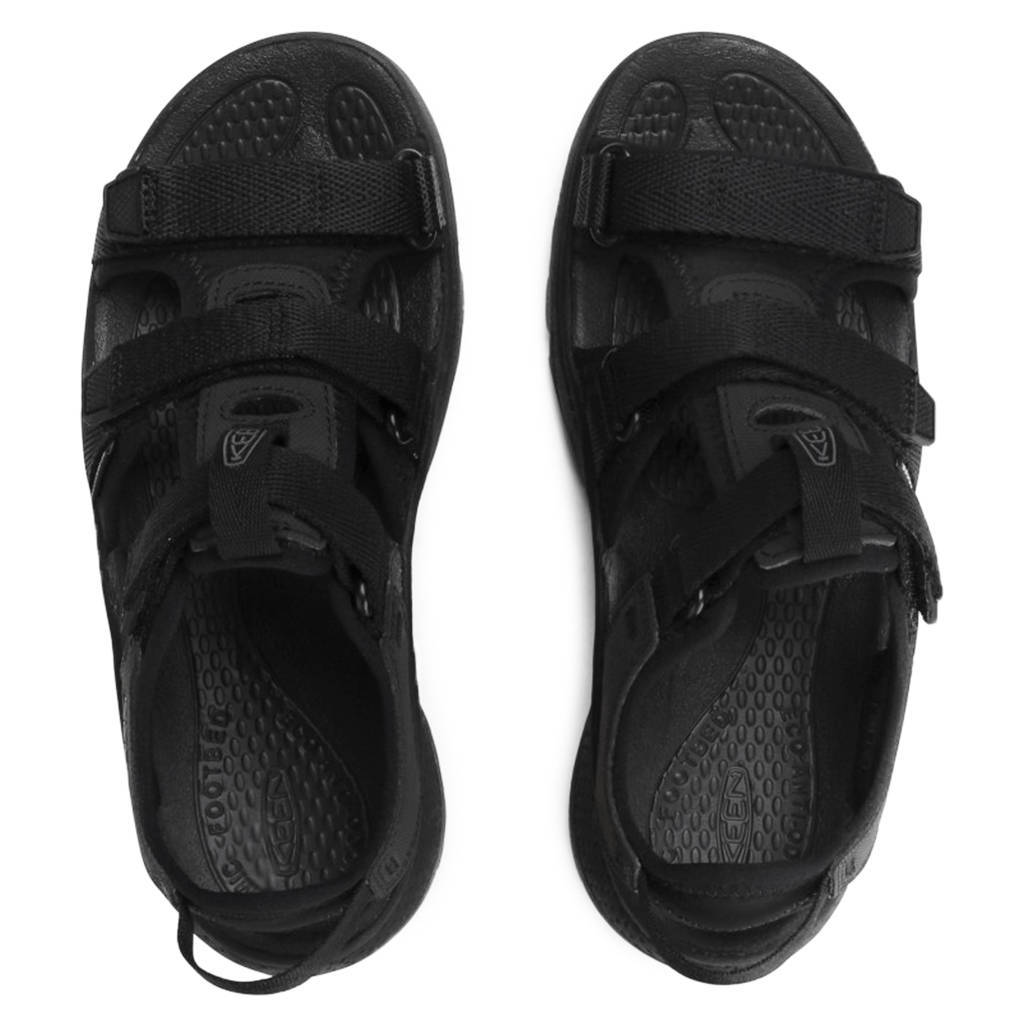 Keen Astoria West Open Toe Textile Synthetic Womens Sandals#color_black black