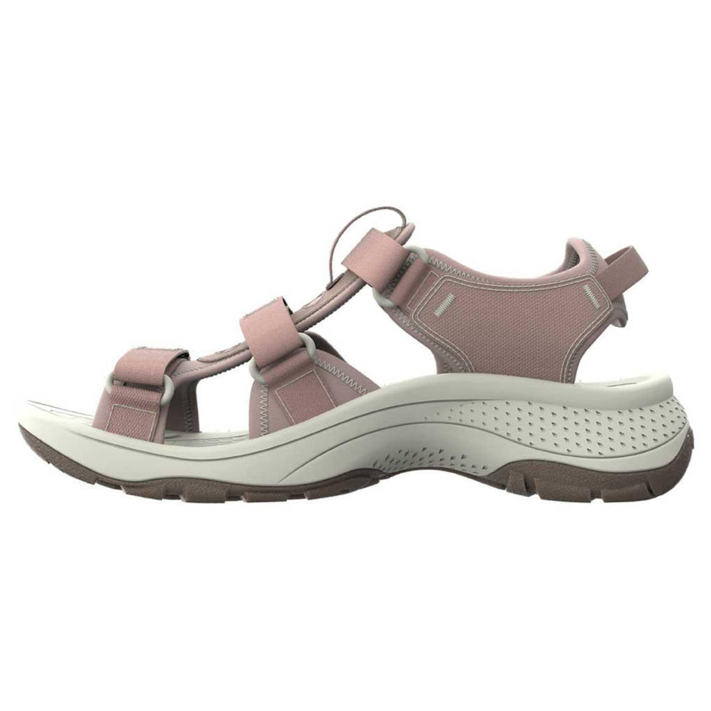 Keen Astoria West Open Toe Textile Synthetic Womens Sandals#color_fawn silver birch