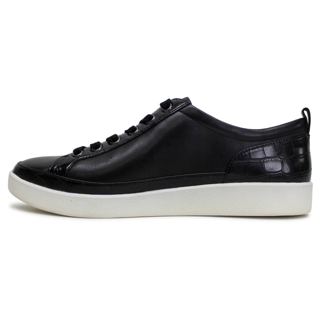Vionic Winny Leather Womens Trainers#color_black