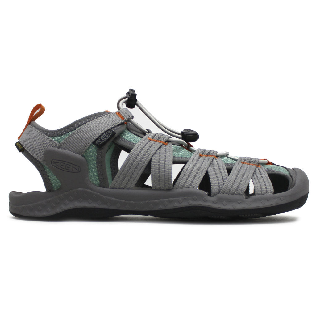 Keen Drift Creek H2 Textile Womens Sandals#color_alloy granite green