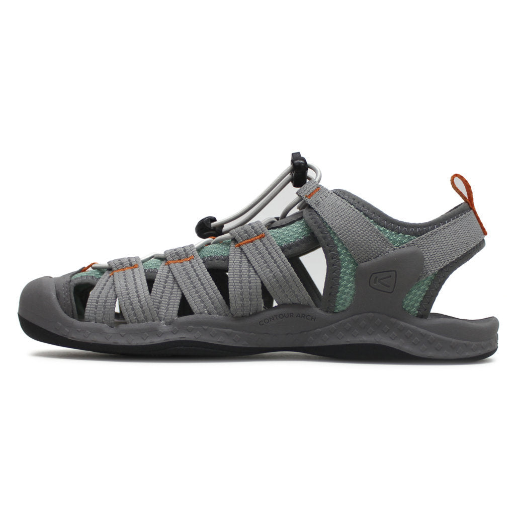 Keen Drift Creek H2 Textile Womens Sandals#color_alloy granite green