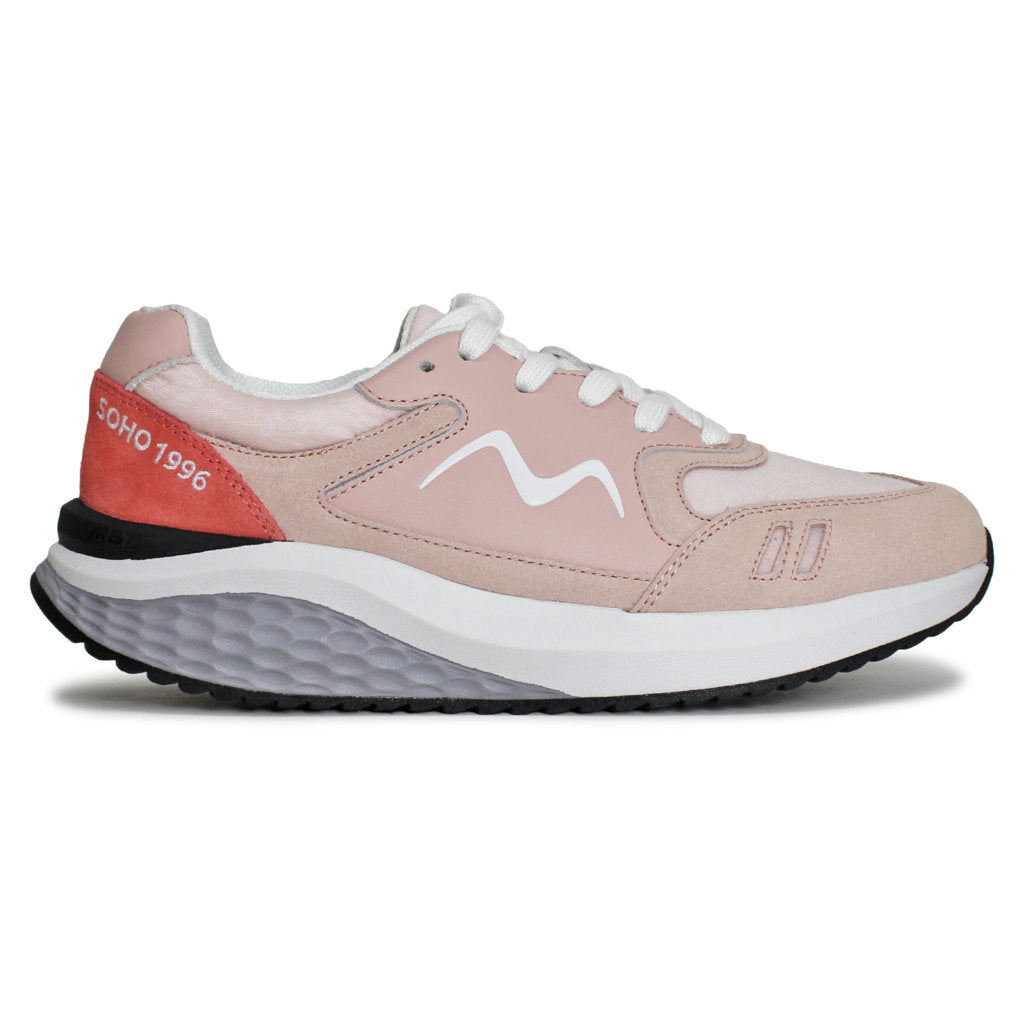 MBT Soho 1996 Leather Womens Trainers#color_peach
