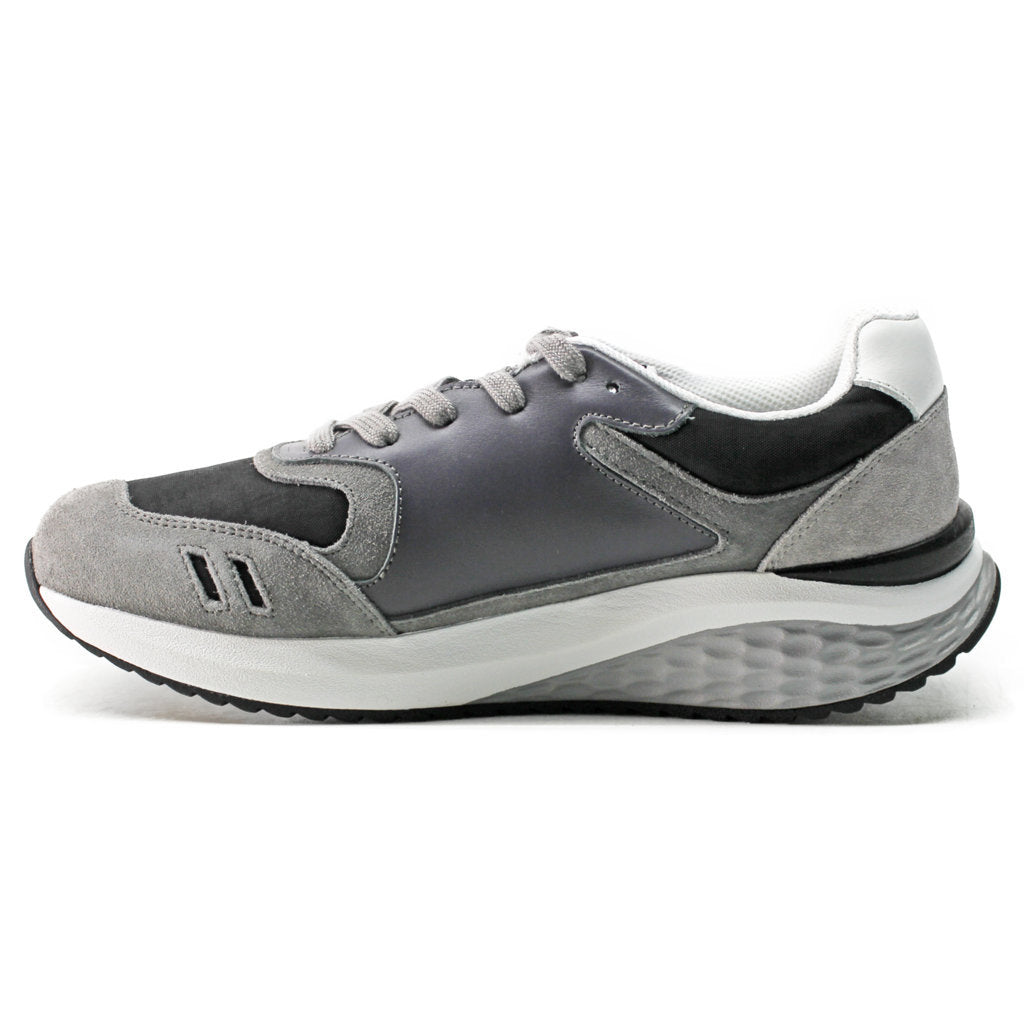 MBT Soho 1996 Leather Womens Trainers#color_black grey