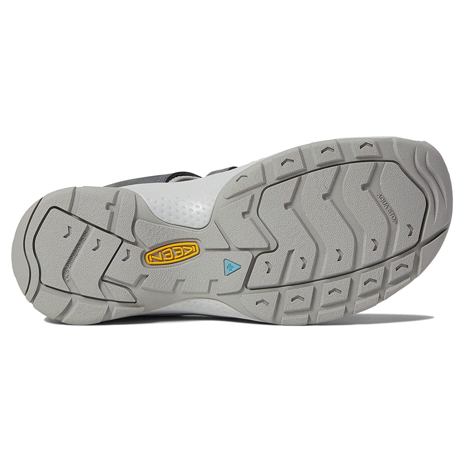 Keen Astoria West Leather Womens Sandals#color_magnet vapor