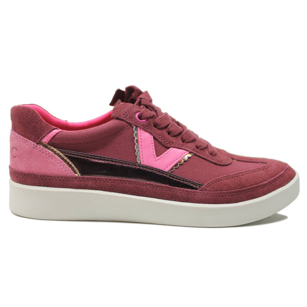 Vionic Mylie Suede Leather Womens Trainers#color_shiraz