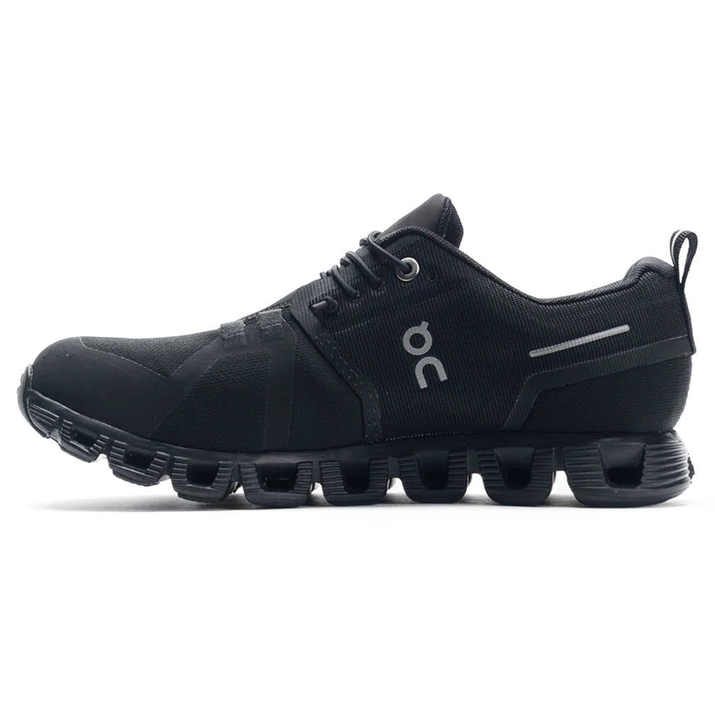 On Cloud 5 Waterproof Textile Synthetic Mens Trainers#color_all black
