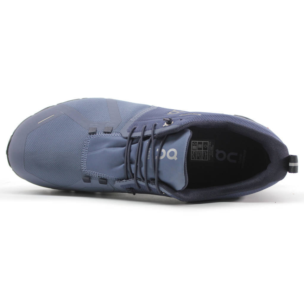 On Cloud 5 Waterproof Textile Synthetic Mens Trainers#color_metal navy