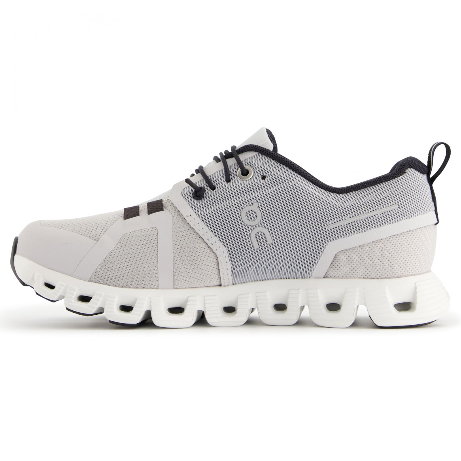 On Cloud 5 Waterproof 59-98837 Textile Synthetic Womens Trainers - Glacier White - 39#color_glacier white