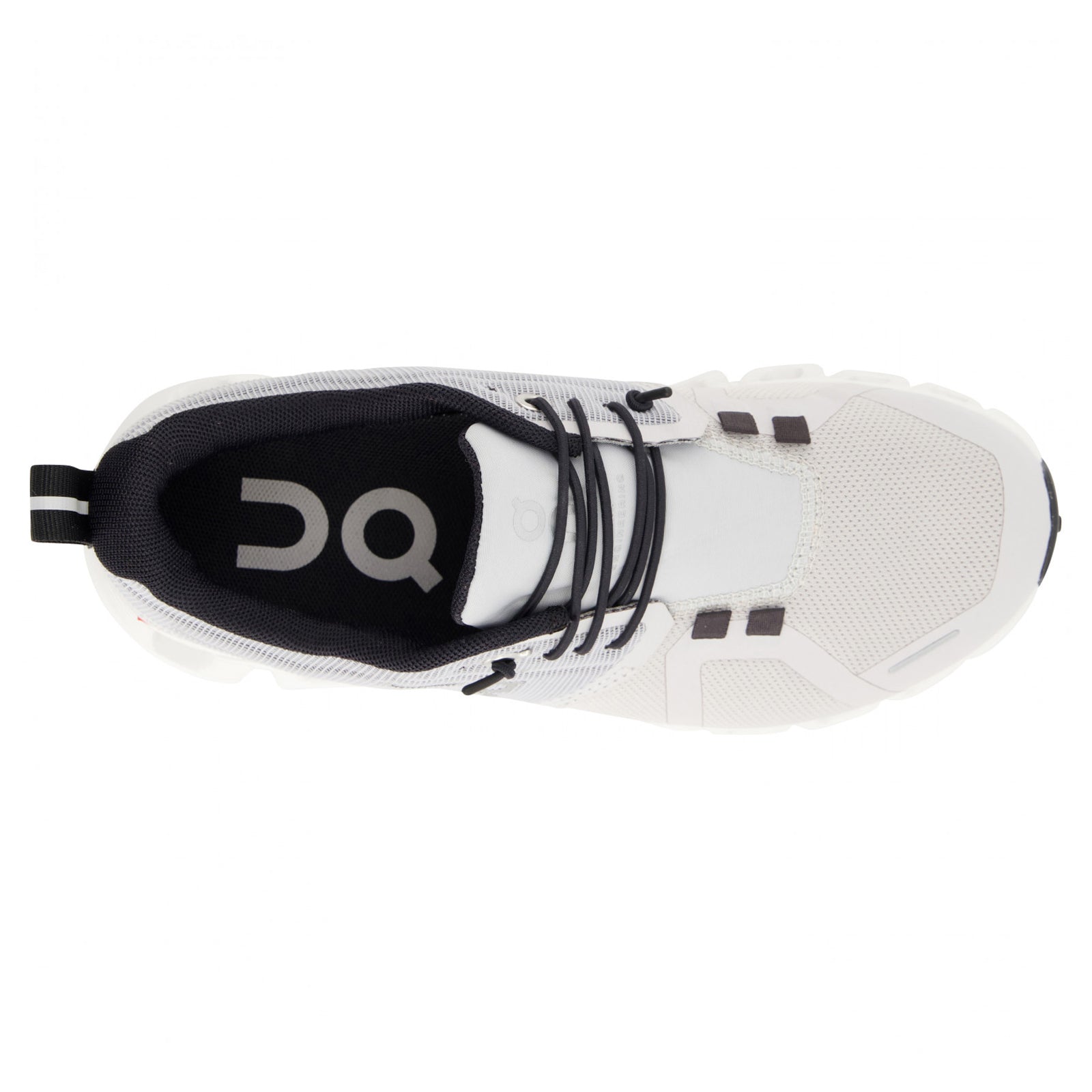 On Cloud 5 Waterproof 59-98837 Textile Synthetic Womens Trainers - Glacier White - 39#color_glacier white
