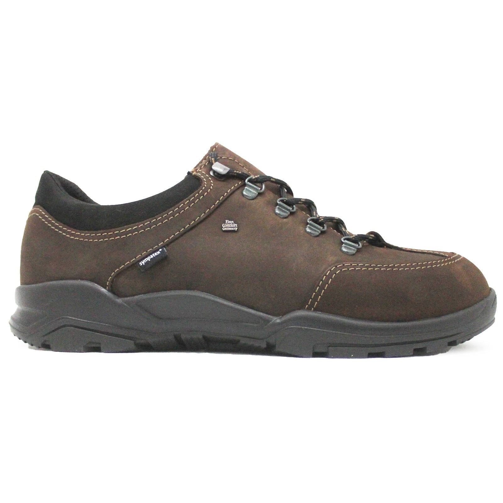 Finn Comfort Murnau Nubuck Mens Trainers#color_slate black