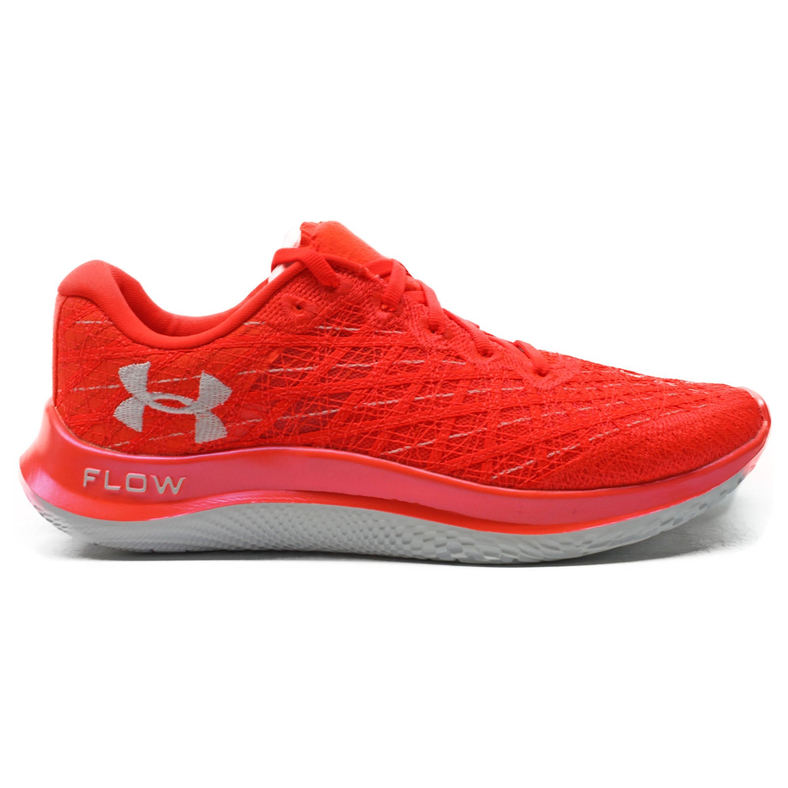 Under Armour Flow Velociti Wind Synthetic Textile Womens Trainers#color_orange orange