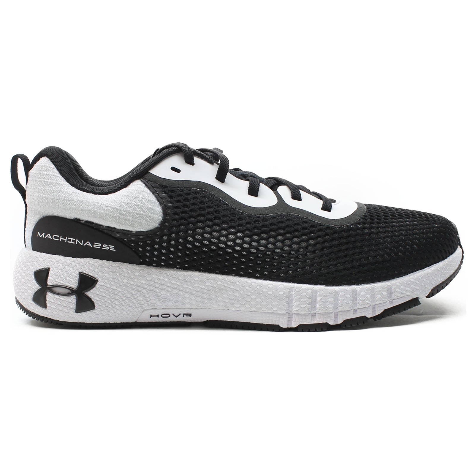 Under Armour HOVR Machina 2 SE Synthetic Textile Mens Trainers#color_black white