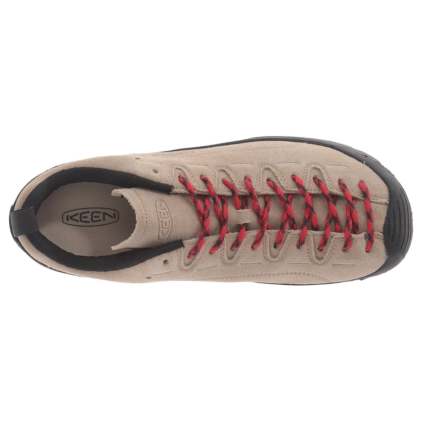 Keen Jasper Suede Womens Trainers#color_silver mink